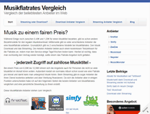 Tablet Screenshot of musikflatrates-vergleich.de